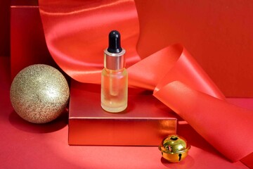 Holiday Glow - Presenting skincare products in festive packaging designed to shine during the...