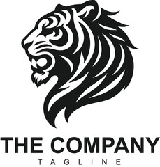 Tiger portrait background