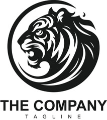 Tiger portrait background