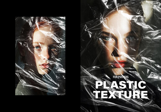 Crumpled Plastic Overlay Textures