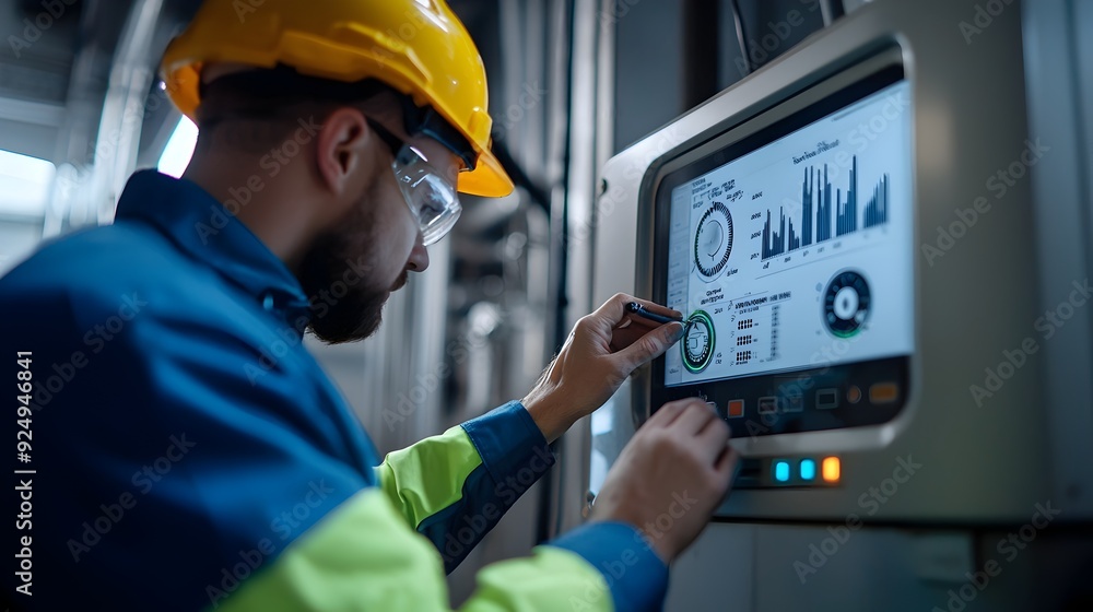 Aufkleber close-up air meter displaying real-time environmental data for analysis