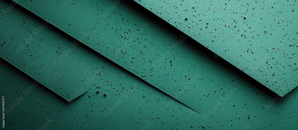 Poster green color applied to paper background texture. with copy space image. Place for adding text or design