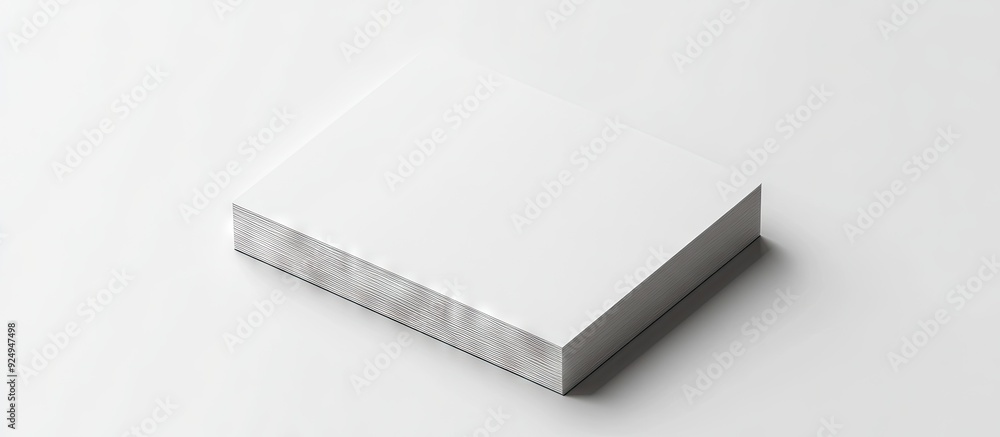 Aufkleber memo card business card featuring clipping paths. with copy space image. Place for adding text or design