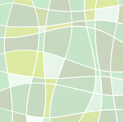 ステンドグラスのような白い線と色面の背景イラスト50