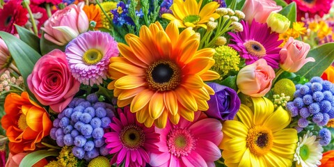 Blooms of Joy Happiness Spring Colors Exuberance