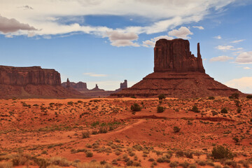 valley in the morning