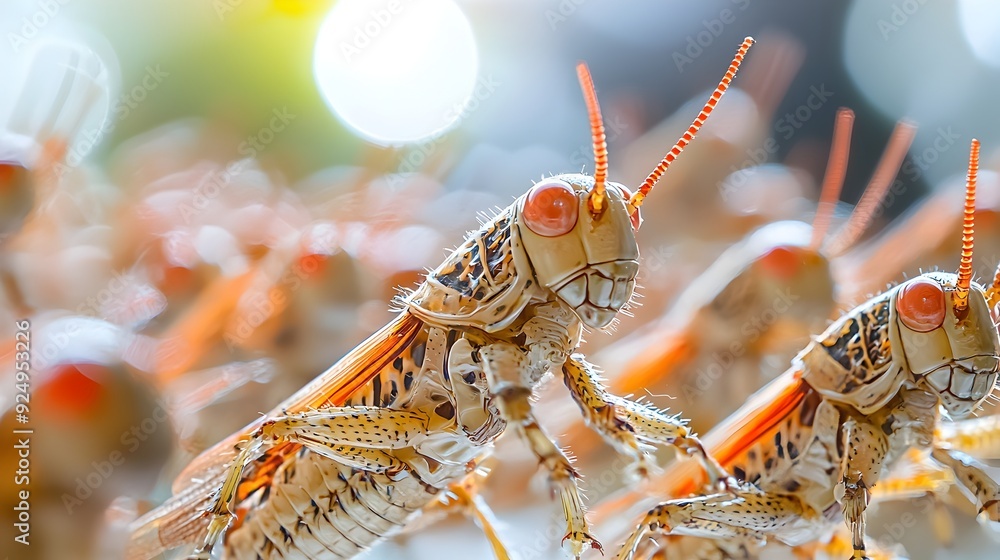 Poster swarm of reprogrammed robotic locusts for sustainable environmental monitoring and analytics