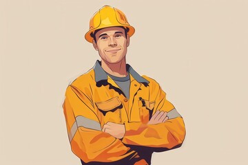 Worker Uniform labor day