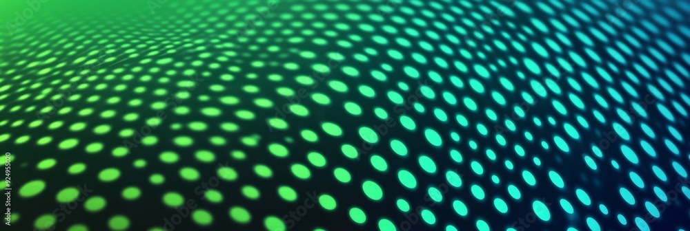 Poster abstract green and blue dotted pattern background - this image features an abstract pattern of green