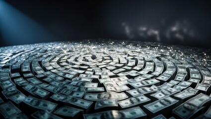 An expansive mosaic of U