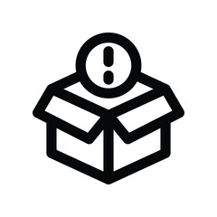 alert icon. vector line icon for your website, mobile, presentation, and logo design.