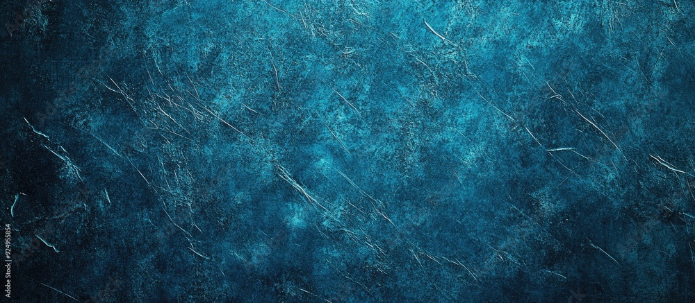 Poster Blue Scratched Texture Backdrop. with copy space image. Place for adding text or design