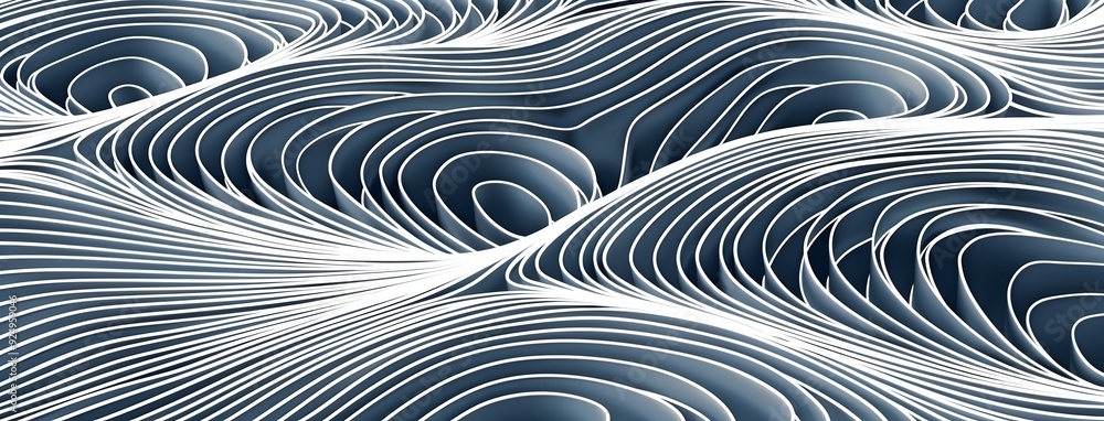 Poster abstract digital background with glowing dots and lines big data technology concept