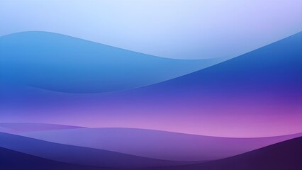 Naklejka premium Serene Abstract Landscape with Blue and Purple Hues