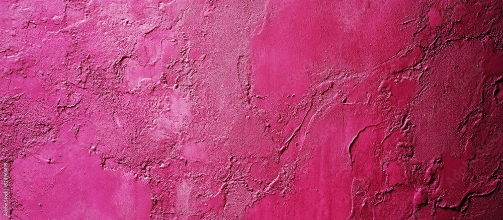 Aufkleber Magenta wall texture background featuring varying shades of red textures. with copy space image. Place for adding text or design