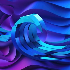 Fototapeta premium Blue background modern abstract vector.
