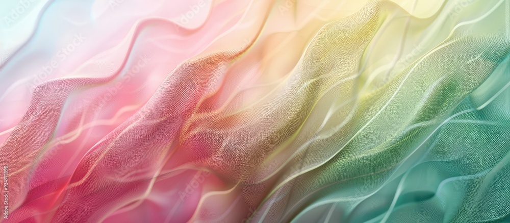 Poster abstract background with color gradient and grainy texture creating a noise effect with a copy space