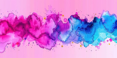 Obraz premium abstract watercolor background with splashes