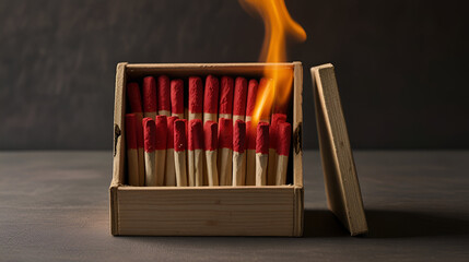 matches in a box