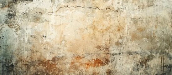 Vintage grunge wall backdrop with cement texture and copy space image.