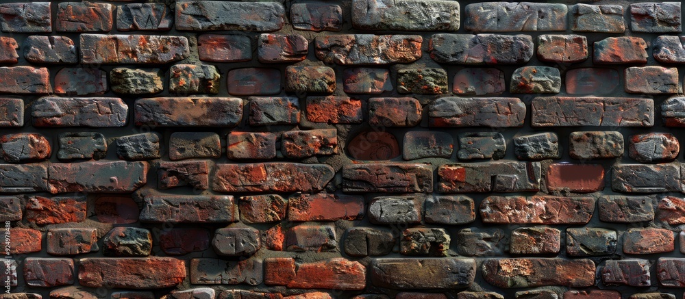 Poster background suitable for design and presentations with a mix of old and new bricks providing a versat