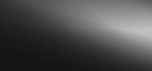 Black white grainy background, monochrome gray noisy texture dark grunge banner, header poster cover backdrop design