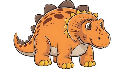 Fototapeta premium Adorable toy dinosaur plush