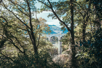 Obraz premium Pontcysyllte Aqueduct Llangollen Wales United Kingdom