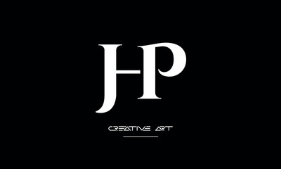 HP, PH, H, P abstract letters logo monogram