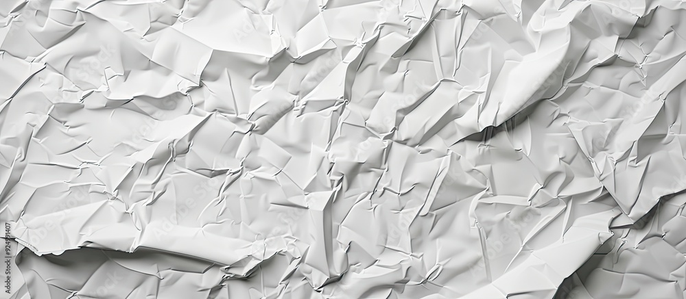 Poster a white poster background with creases and wrinkles offers a visually interesting texture ideal for 