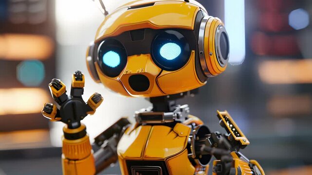 Robotic Toy Footage 4K
