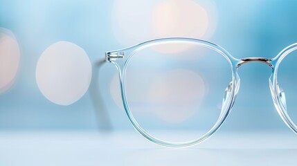 Stylish Silver Metal Eyeglasses with Clear Lenses