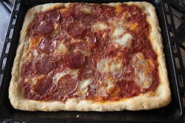 devil pizza or pizza alla diavola