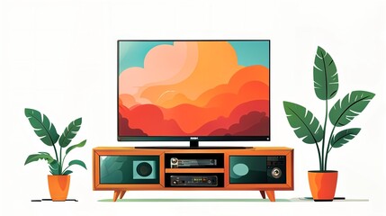 retro tv set