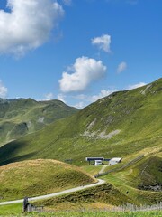 mountain road in the mountains