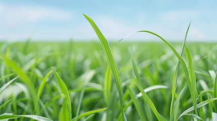 Obraz premium Serene Tall Grass Field Bathed in Sunlight