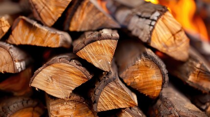 Fototapeta premium Charred Wood Remnangs from Fiery Event