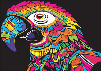 Animated parrot image