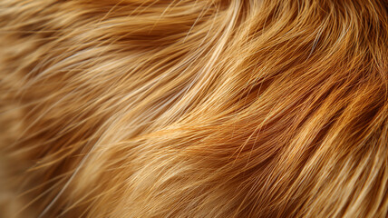 Naklejka premium Golden Wavy Fur Texture