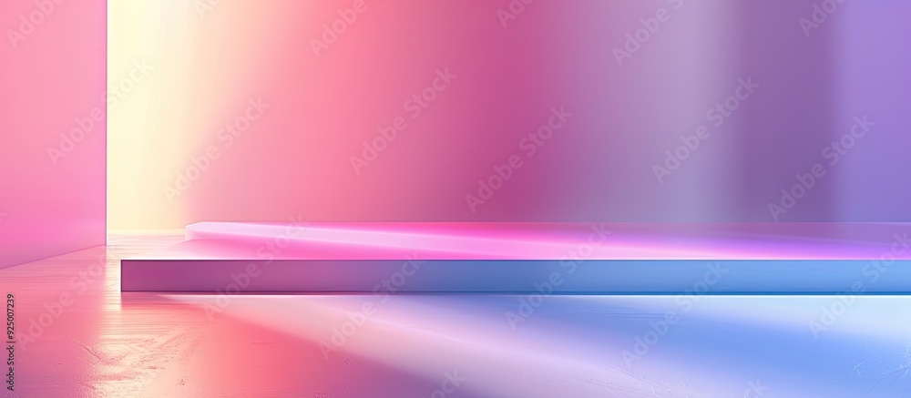 Poster a contemporary gradient blur backdrop designed for product ui with a copy space image