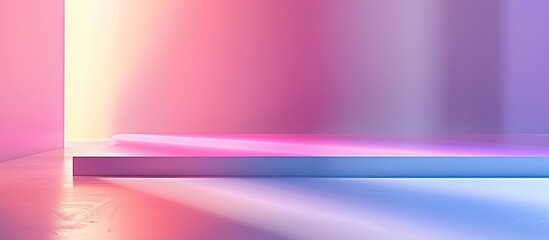 Fototapeta premium A contemporary gradient blur backdrop designed for product UI with a copy space image