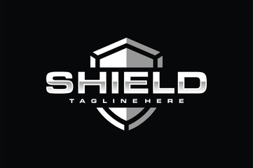 shield emblem text logo