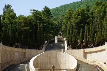 Holy stairway in San Giovanni Rotondo, Puglia, Italy