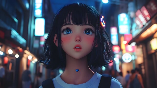 Captivating 3D Rendered Anime Opening Theme with a Catchy Dynamic Design