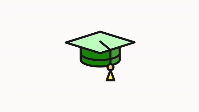 Motion Icon Graduation Cap