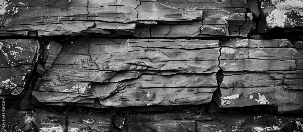 Poster over time, the wind and rain have shaped the texture of a stone, creating a weathered surface. . ima