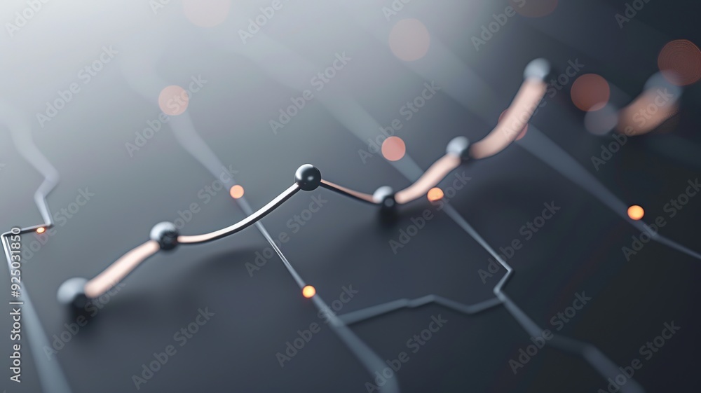 Poster a modern and minimalist 3d render of a data analysis icon, featuring a simple histogram with evenly 