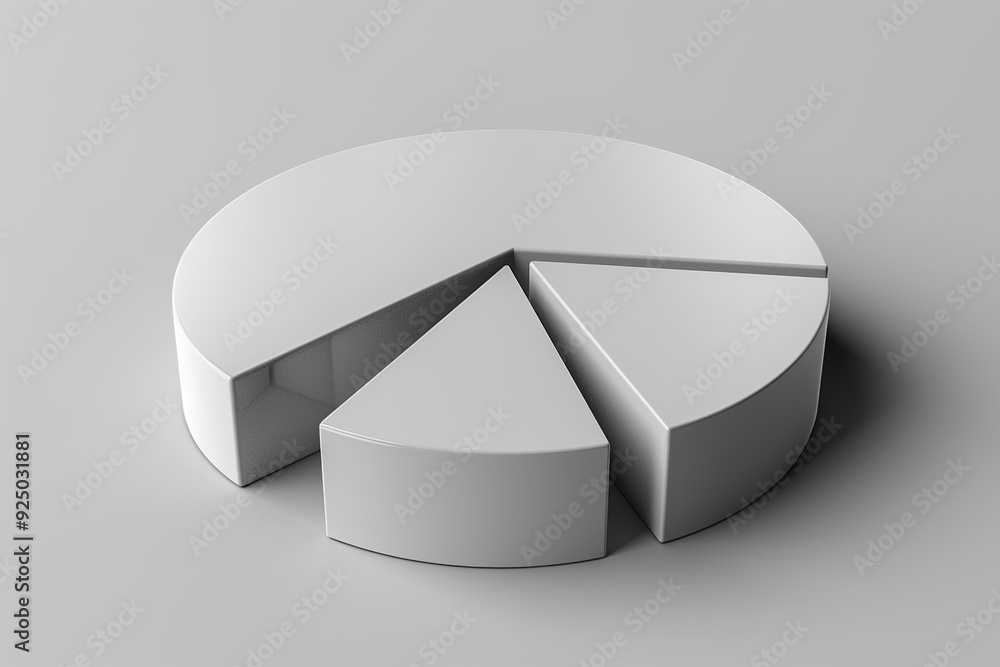 Poster a modern and minimalist 3d render of a data analysis icon, featuring a simple histogram with evenly 