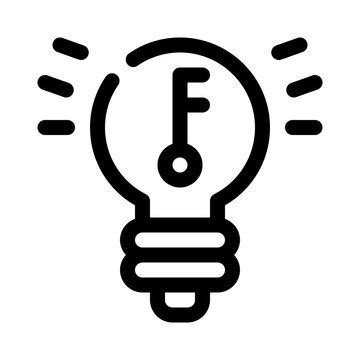 recommend clip art: Key line icon