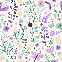 seamless floral background